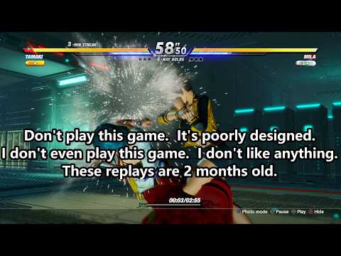 It is your fault that children get cancer | DOA6 Online Ranked Match - Tamaki (me) vs Mila #doa6