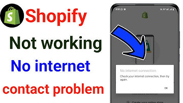 Shopify app not working | Shopify no internet connection problem | there was a problem login Shopify