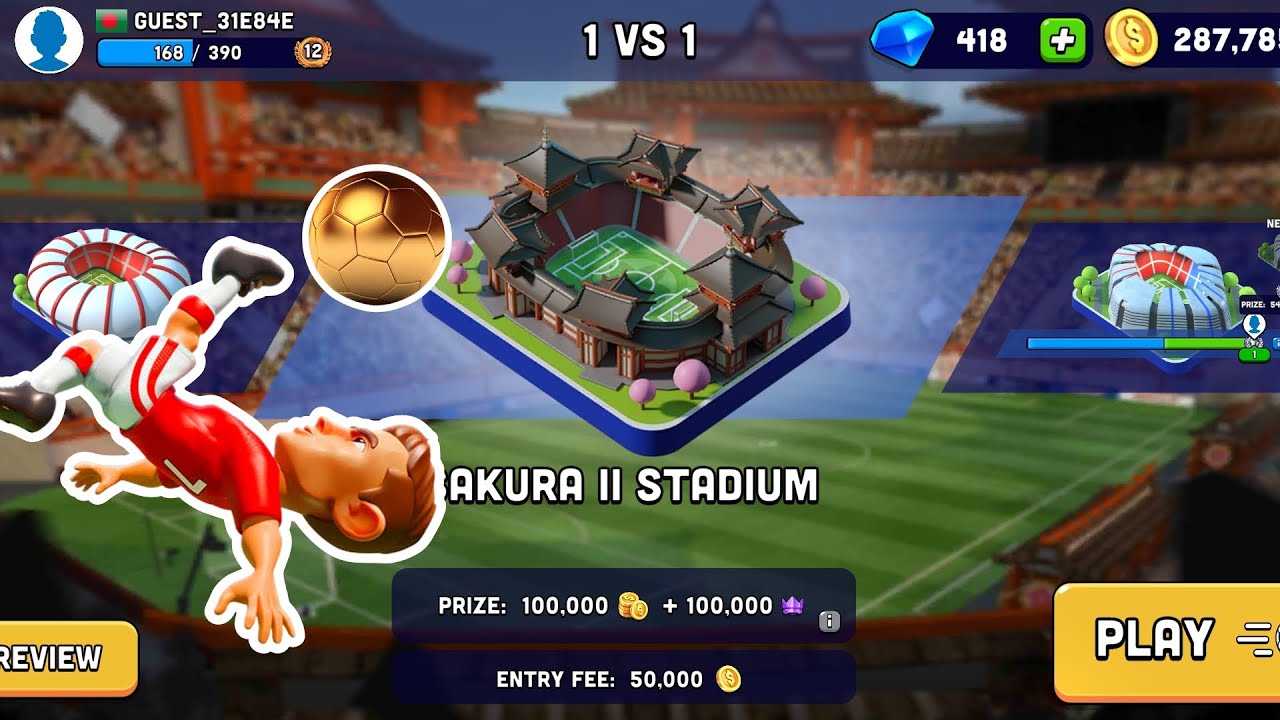 NEW SAKURA II STADIUM 🏟️ | MINI FOOTBALL GAMEPLAY | Mini football android game