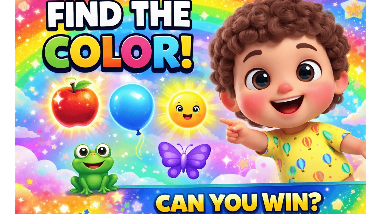 Find the Color Game with Smart Tito 🌈 | Learn Colors for Toddlers | Fun Learning Game for Kids