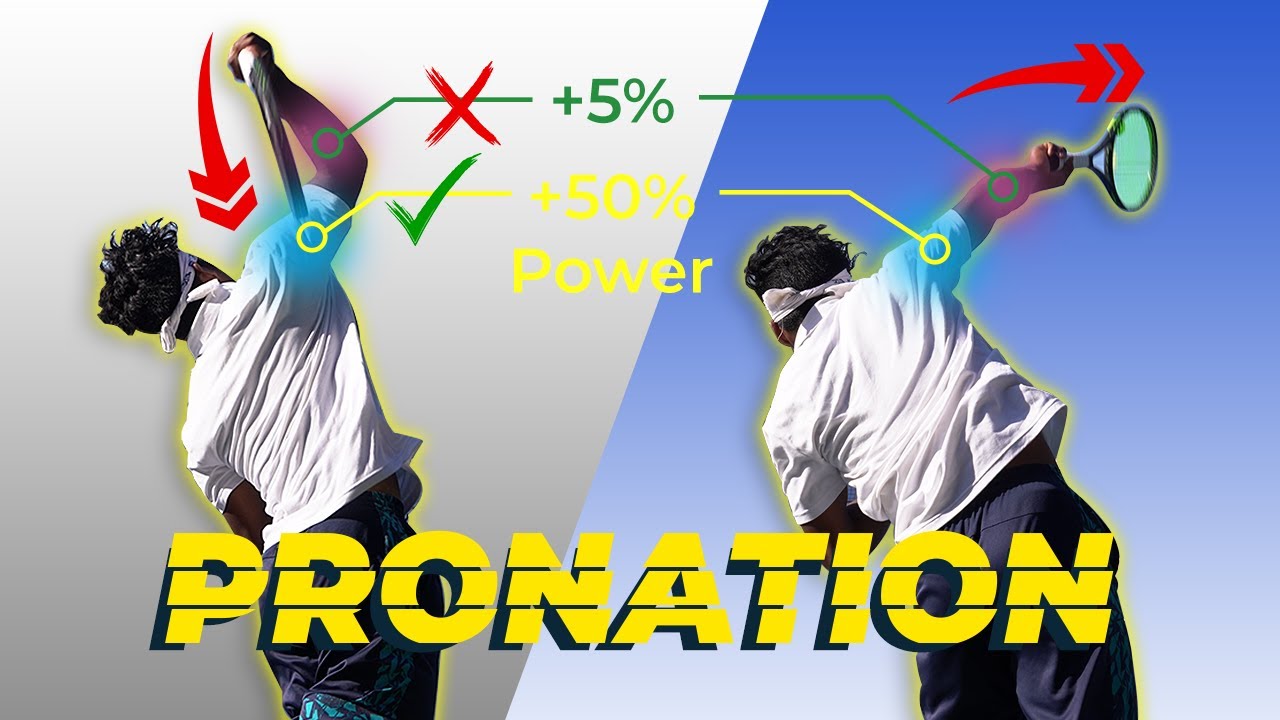 Perfect Serve PRONATION Technique For Massive POWER & SPIN