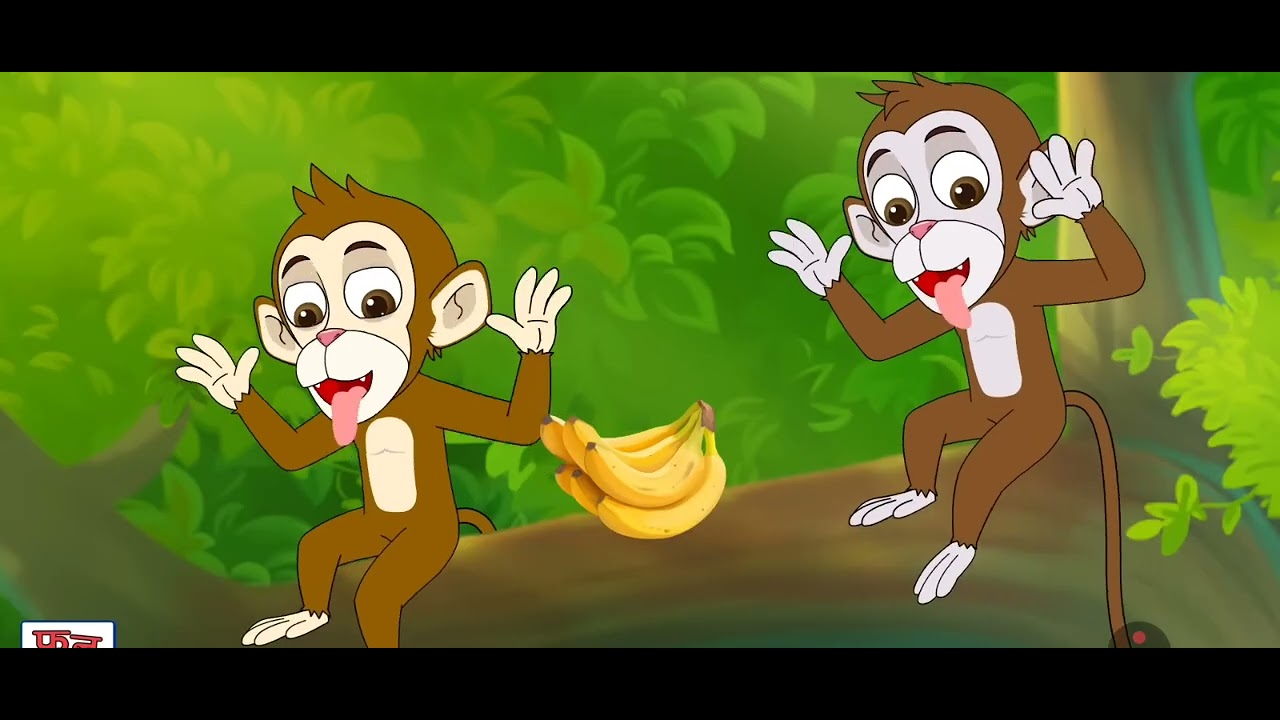    Lalaji Ke Kele Aur Bander - Fun For Kids TV - Hindi Rhymes 