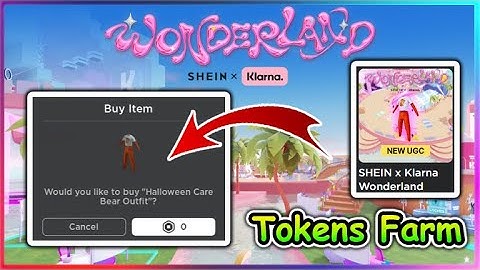 [UGC LIMITED] Roblox Wonderland Script - Tokens Farm (NEW UGC)