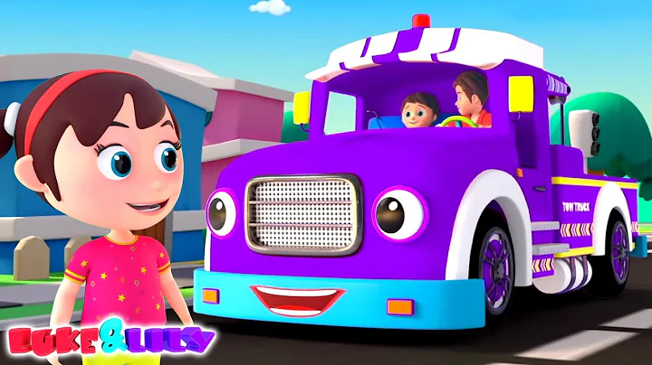 Wheels On the Tow Truck Song More Vehicle and Nursery Rhymes for Kids