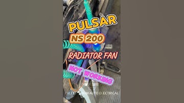 🧑‍🔧NS 200 RADIATOR FAN NOT WORKING 🏍️ #shorts #trending #bikeelectrician #bikewiring #trendingreels