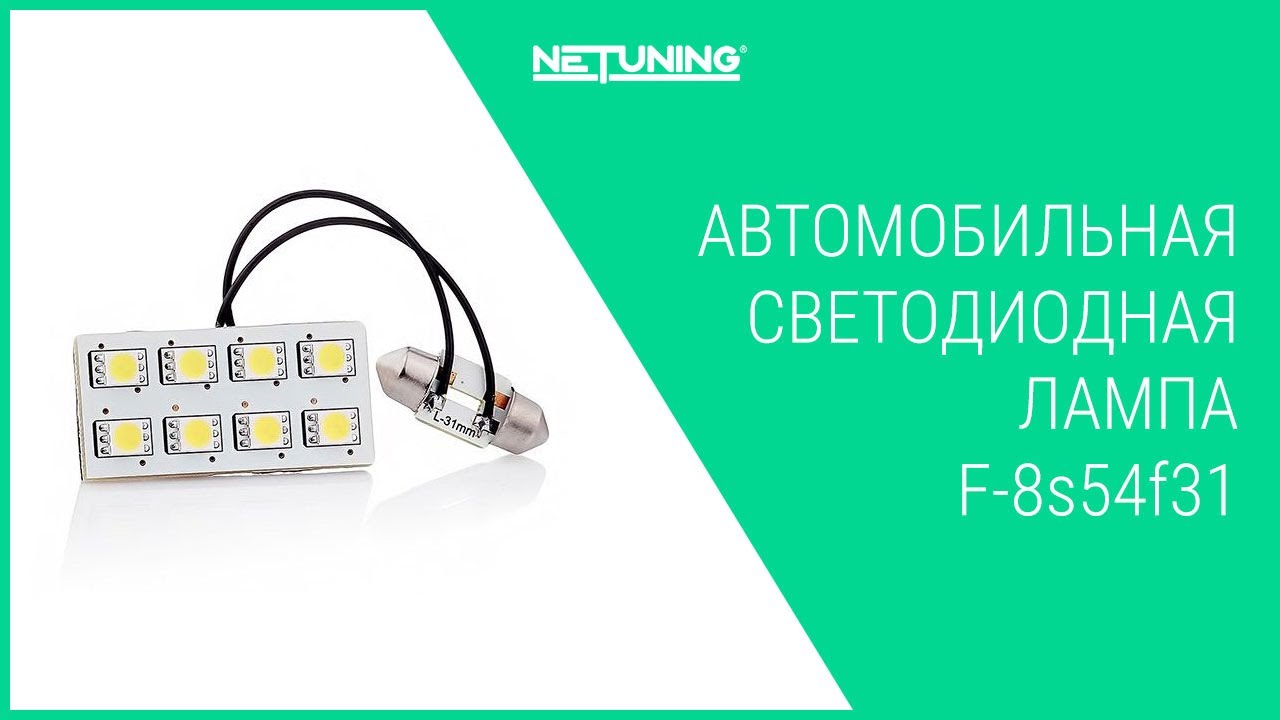 Светодиодная лампа NeTuning F-8s54f31 лед панель для освещения ...