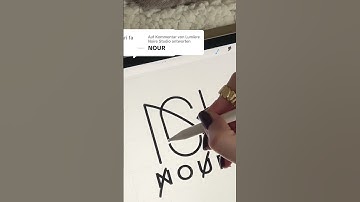 Create Stunning Name Logos with Procreate Tutorial #NameLogo #LogoDesign #ApplePencil