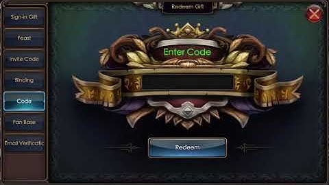 Legacy of Discord: 23/10/17 GIFTCODE