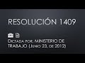 Resolución 1409 - Reglamento de Seguridad contra caídas en Trabajo en Alturas -