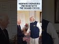 PM Modi Receives Norway's Highest Honour, The Grand Cross | 32nd International Award For Indian PM