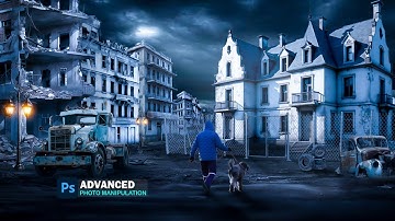 Cinematic photoshop manipulation tutorial||Photoshop tutorial #photoshop #photoshoptutorial