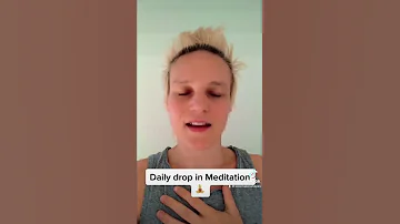 Kate’s daily drop in Meditation 🧘‍♀️ 1min of mindfulness 😊