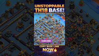 Unbeatable TH18 Base Layouts 2026 🔥 CWL + War Base Links #coc