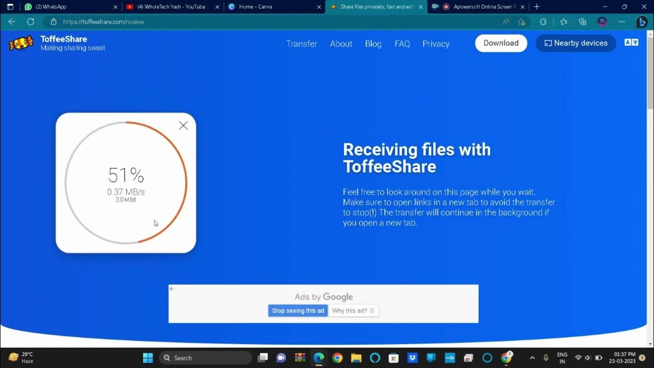 How To Send Large Files From Mobile To Laptop