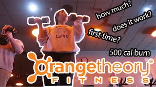 500 CAL BURN AT ORANGETHEORY FITNESS OTF | WORKOUT BEGINNERS