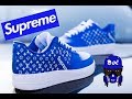 How To : Louis Vuitton Custom Supreme Shoes ( Angelus )