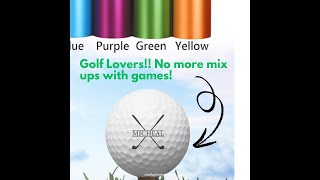 Golf ball stamp Custom marking for easy identification