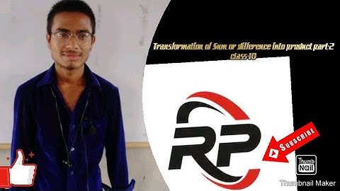 Transformation of Sum or difference into product part-2 Class-10||RP Learning||
