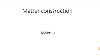 matter construction -- prep 1 -science