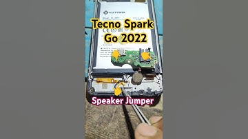 Tecno Spark Go 2022 Speaker Jumper