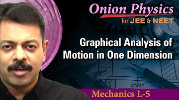 Graphical Analysis of Motion | Motion in 1-D for JEE & NEET | Class 11 #OnionPhysics | Mechanics L-5
