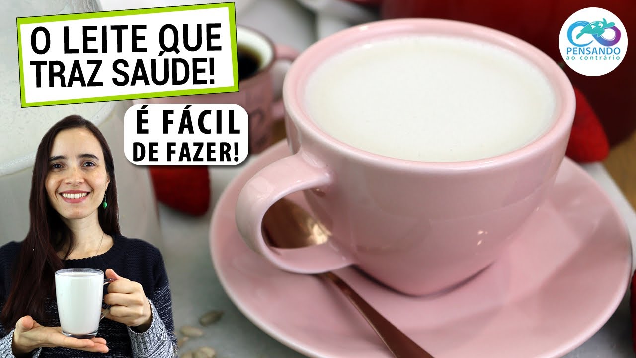 ESTE LEITE VEGETAL É ANTIOXIDANTE E ANTI-INFLAMATÓRIO! DESCUBRA O LEITE DE SEMENTE DE GIRASSOL