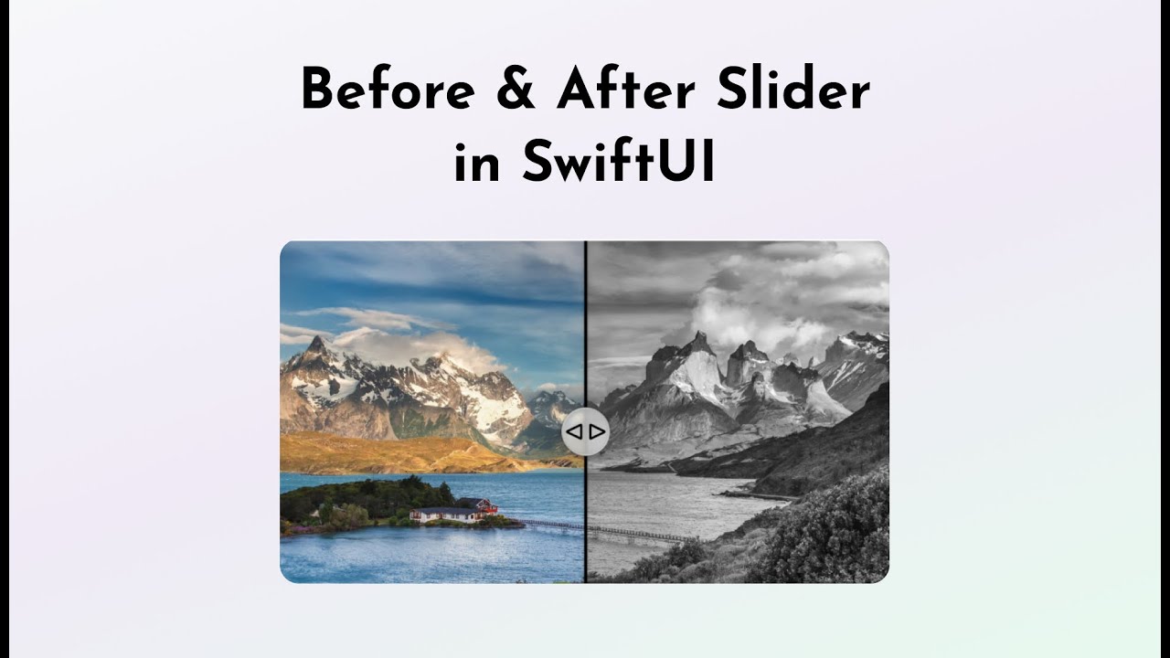 Smooth Before & After Slider in SwiftUI | RTL Ready Image Comparison Component