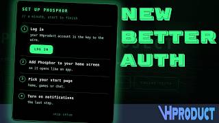 The new Phosphor Auth is wild
