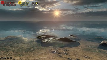 The Talos Principle: walking on the beach