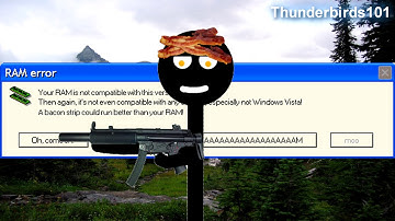 Microsoft Sam reads Funny Windows Errors (Ten Year Special)