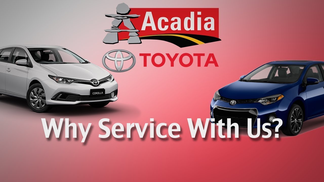 Repair & Maintain Your Car At Acadia Toyota's Service Department In