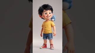 Milo & the Little Blue Bird 🐦 | Cute Kids Cartoon Short #Shorts