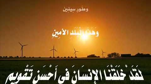 سورة التين محمود صديق المنشاوى  -   Surah At-Tin Muhammad Siddiq Minshawi