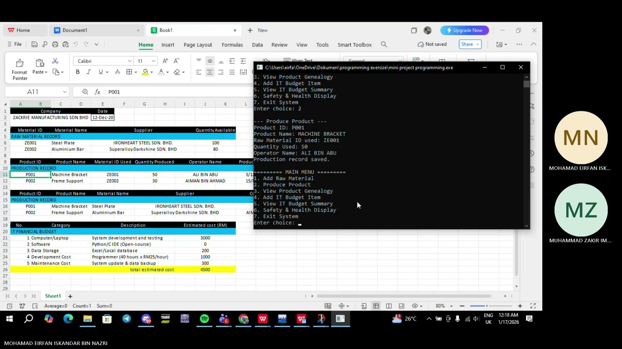 Mini Project Programming 