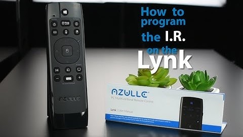 How to program the I.R Function on The Lynk Remote