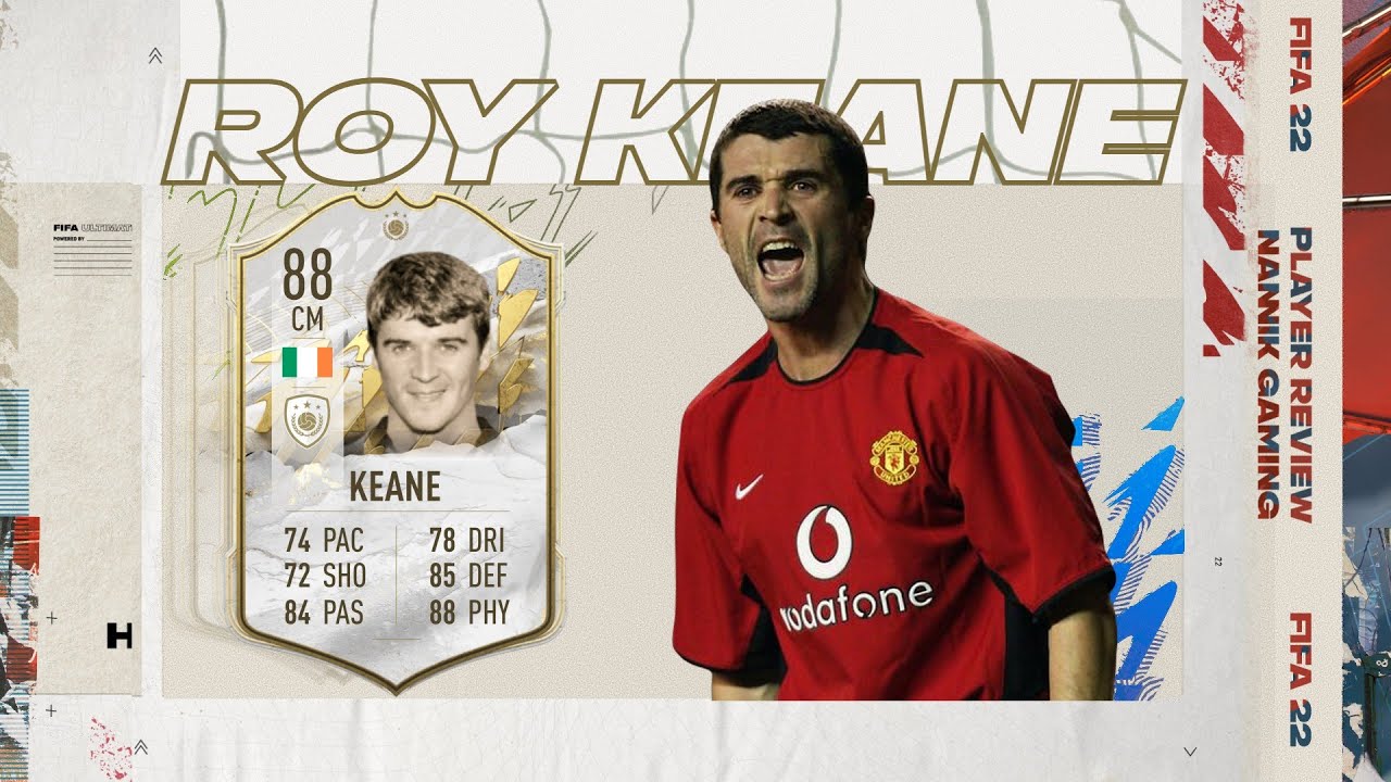 FIFA 22 88 MID ROY KEANE PLAYER REVIEW YouTube