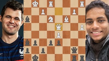 Magnus Carlsen — Garg Aradhya Pirc Defense, Classical, Quiet System