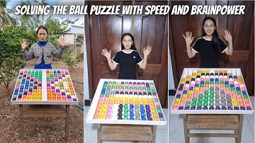 Ball sorting challenge | Solving the Ball Puzzle With Speed and Brainpower