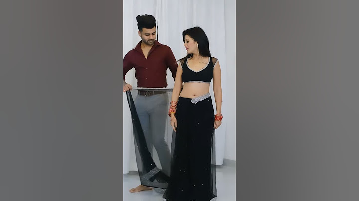 Saree pehna di mujhe🙈 #couplegoals #couple #shorts #khwahishgal