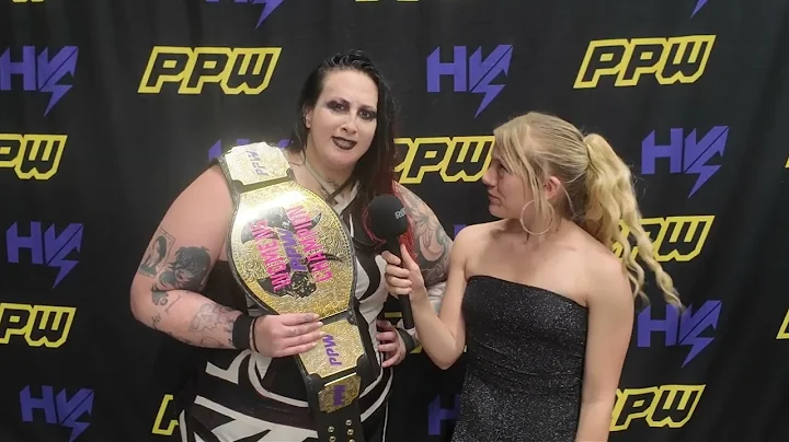 ABJ Backstage at PPW Rise to Glory with Sammi Chaos 