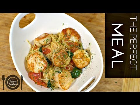 How to Make Seared Scallops with a white wine and cream sauce || Cooking With Confidence