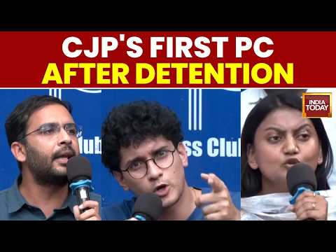 CJP Press Conference Full: CJP Accuses Modi Government Of Crackdown On Protesters | India Today