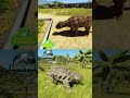 🔥Baby ANKYLOSAURUS Comparison in JWE3 vs Prehistoric Kingdom #dinosaurs #jurassicworldevolution3