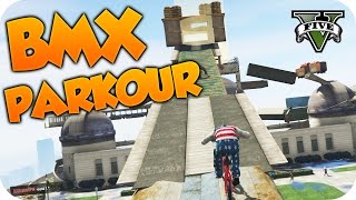 ME LLAMAN PARKOUR-MAN!! BMX PARKOUR | GTA V ONLINE RACE | Flowstreet