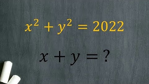 Nice idea in Mathematical Olympiad |Equation| Preparation UKMT BMO AMC 8 10 12 AIME | ||  2022 2023