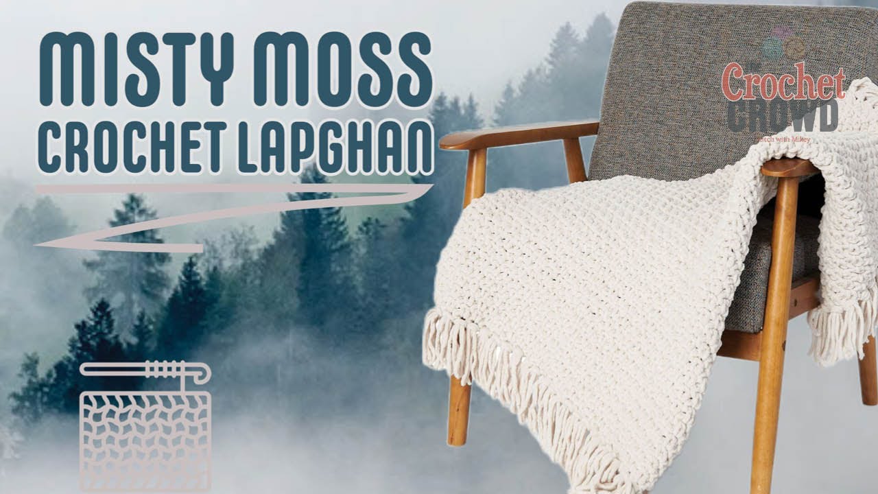 Beginner Crochet: Make a Misty Moss Blanket in No Time