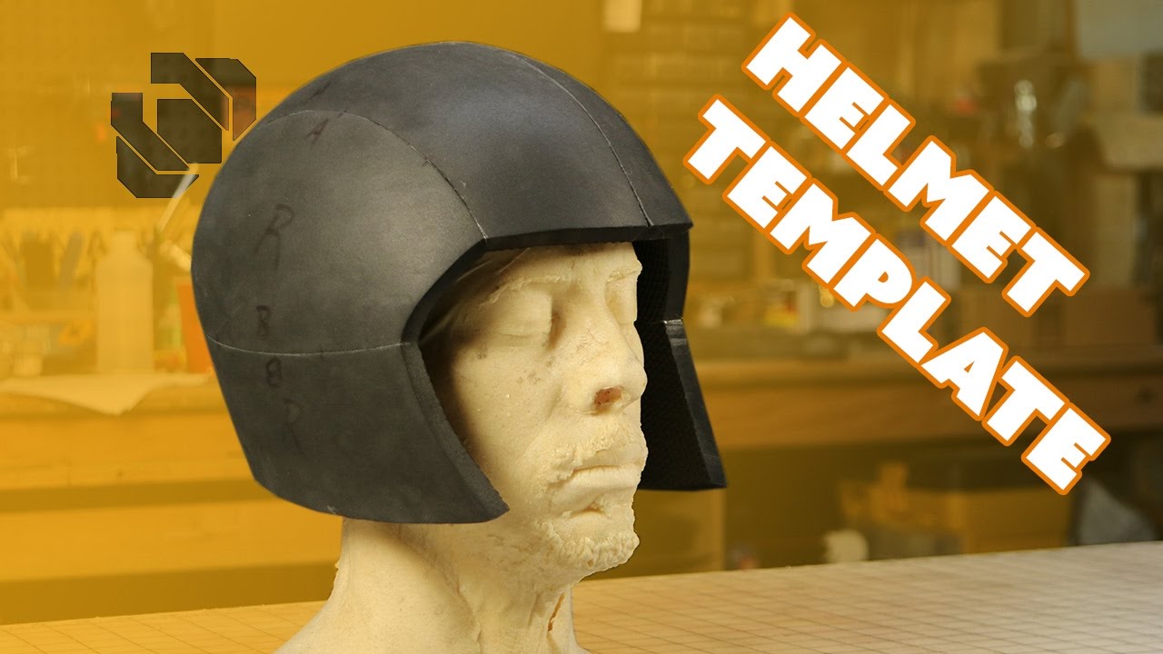 Basic EVA Foam Costume Helmet Template Tutorial YouTube