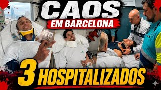 CAOS em Barcelona 3 pilotos hospitalizados #MotoGP #JorgeMartin #AlexMarquez #Zarco #DiogoMoreira