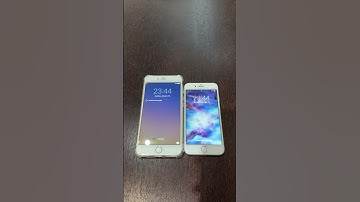 iPhone 6 Plus on iOS 9 vs iPhone 6s on iOS 10 boot up test #shorts #iphone6plus #ios9 #iphone6s #ios