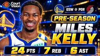 Miles Kelly - 24 Points, 6 Three-Pointers, 6 Assists vs Trail Blazers - 2026-27 Preseason